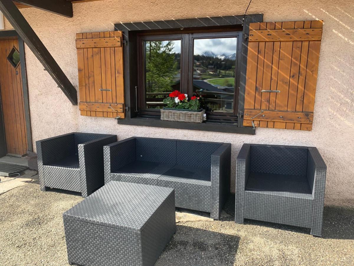 MAGNIFIQUE APPARTEMENT PLEIN SUD AUX SAISIES n3 Les Saisies Extérieur photo